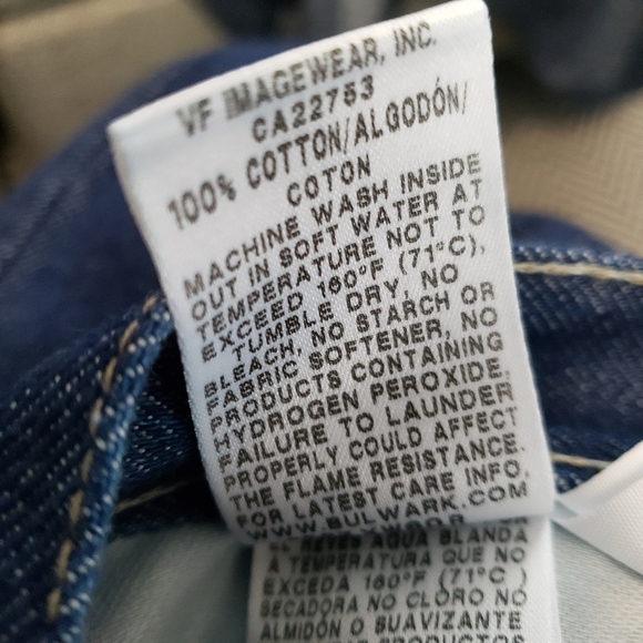 Bulwark Mens FR Jeans CAT2 2112 Relaxed Fit Straight  Flame Resistant Size 44 - Picture 12 of 12